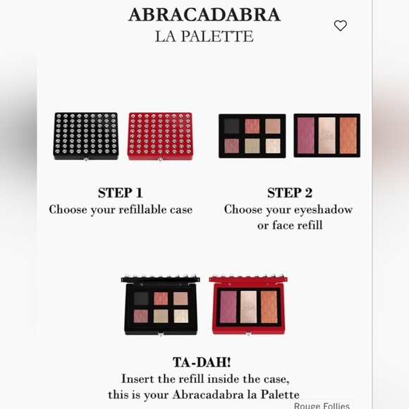 Christian Louboutin Studded Makeup Case | Includes Refillable Eyeshadow Palette - Picture 6 of 6